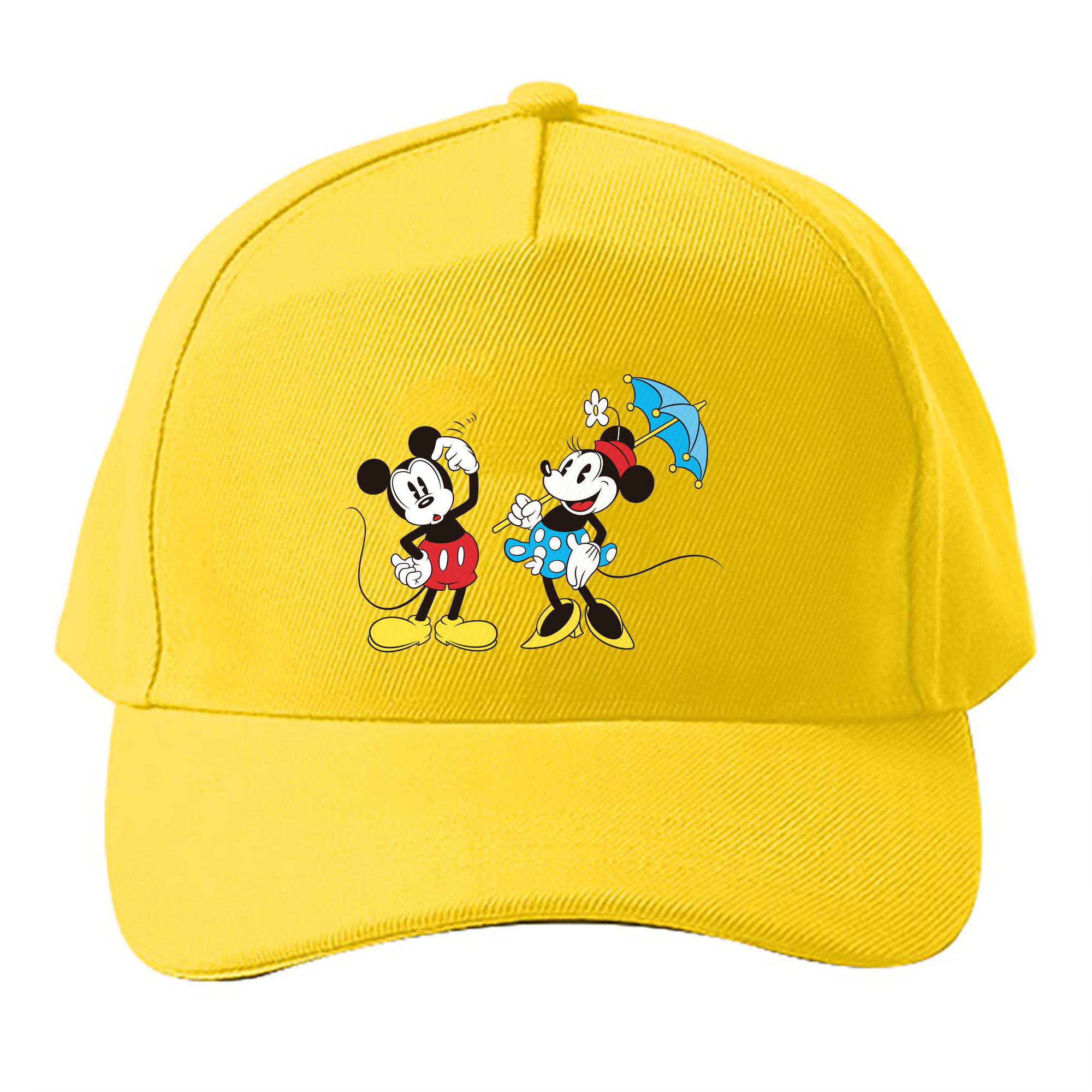 （画像用） ミッキーマウス Mickey Mouse ベースボールキャップ 綿100％ 男女兼用 帽子 スポーツ